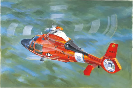 Trumpeter - US Coast Guard HH-65C Dolphin Helicopter 
